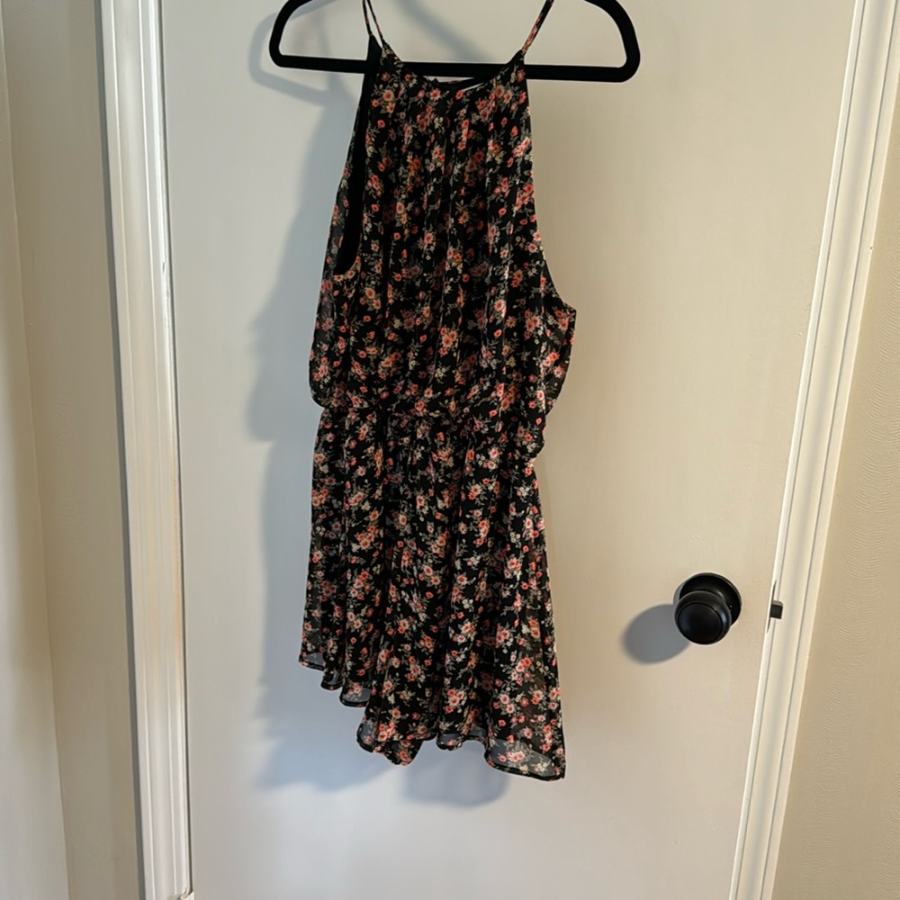 Lush floral romper